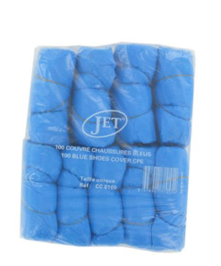 100 couvres-chaussures bleus