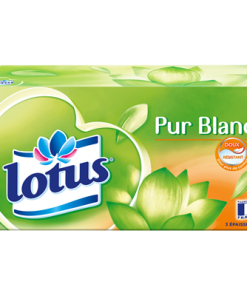 Mouchoir boîte Pur Blanc x 90 Lotus