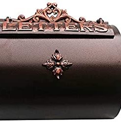 JinSui Boîtes aux Lettres Murales Moderne,Boîte aux Lettres Murale en Acier galvanisé de capacité Moyenne, Blanc