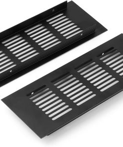 Lot de 2 grilles d’aération, en alliage d’aluminium