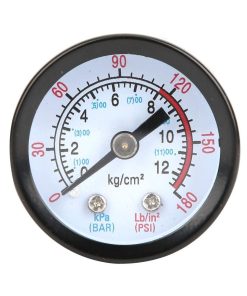 Manomètre d’air comprimé 0~180 PSI, 0~12 bar