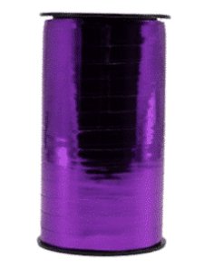 « Bobine bolduc violette «  »Miroir » » 100m x 7mm »