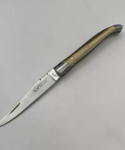 Couteau de Poche Laguiole Village 10 cm Double Mitres Pistachier