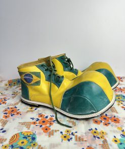 Paire de chaussures de clown vintage Brésil