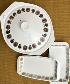Trio de plats Digoin Sarreguemines