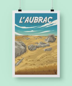 Affiche « Le Plateau de l&rsquo;Aubrac »