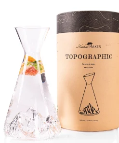 [Mont Everest] Carafe à eau Topographic