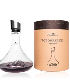 [Mont Blanc] Carafe à vin Topographic