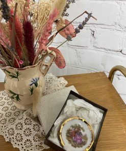 Anciennes miniatures duo petites coupelles décoratives porcelaine limoges