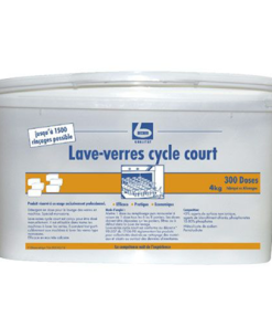 Lave verre cycle court 300 doses Dr.Becher