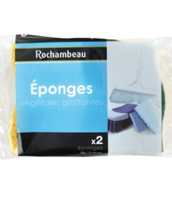 Tampon sur éponge végétale x 2 (vendu par 10) Rochambeau