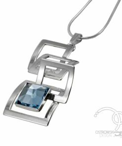 Collection Mexican Mosaïc : collier en Swarovski® et argent de « Ostrowski Design »