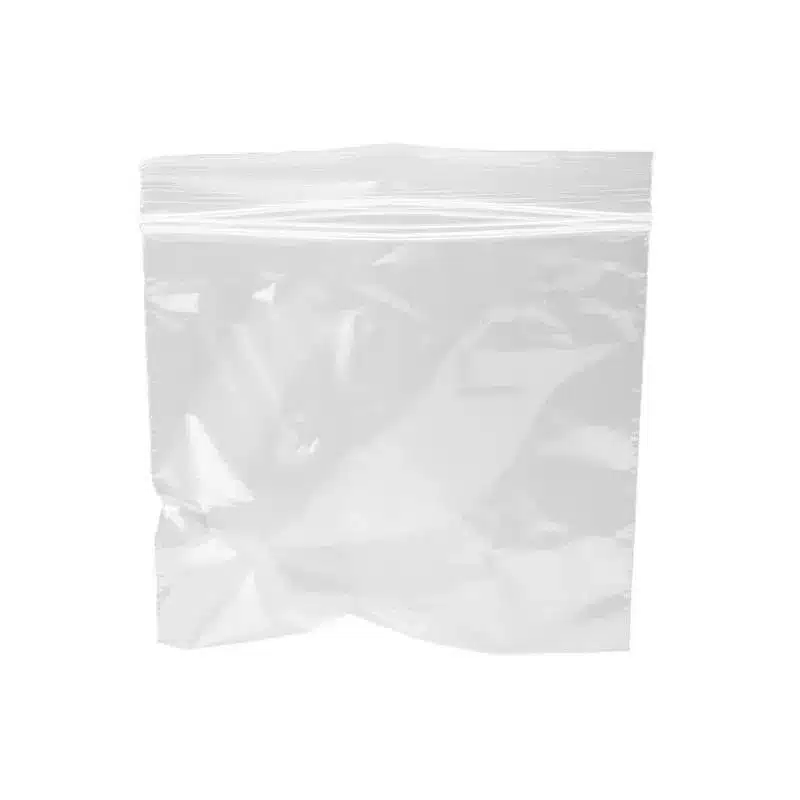 100 Sachets neutres BD fermeture à pression 40 x 60 mm