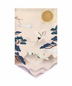Noren Japonais Court Symbole Brume Douce