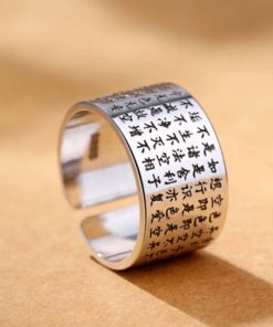 Bague inscription japonaise
