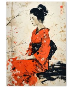 Tableau japonais Geisha